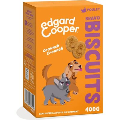Biscuits pour chien Edgard & Cooper - Poulet - 400 g - Publicité Biscuits pour chien Edgard & Cooper - Poulet - 400 g - Publicité