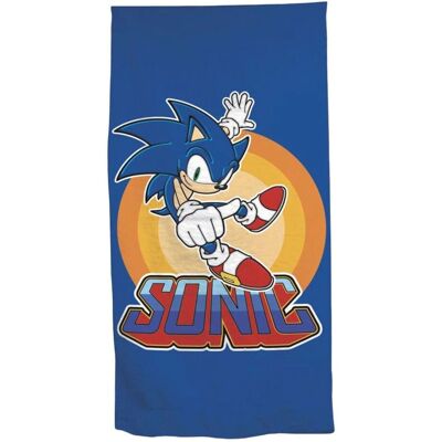 Sonic der Igel Blau Strandtuch - 140x70cm - Schnell Trocknend Sonic der Igel Blau Strandtuch - 140x70cm - Schnell Trocknend
