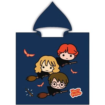 Harry Potter Kids Poncho Handdoek - Microfibre, 55x100cm, 3-8 jaar Harry Potter Kids Poncho Handdoek - Microfibre, 55x100cm, 3-8 jaar