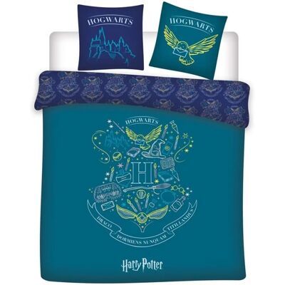 Housse de Couette Harry Potter - Polyester Multicolore 140x200 cm - Housse de Couette - Publicité Housse de Couette Harry Potter - Polyester Multicolore 140x200 cm - Housse de Couette - Publicité