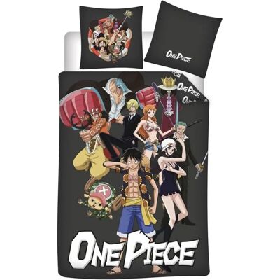 AyMax One Piece Crew Bed Set - Microfiber 140x200cm - Officieel AyMax One Piece Crew Bed Set - Microfiber 140x200cm - Officieel