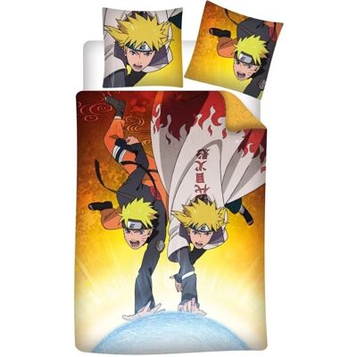 Zestaw pościeli Naruto Minato & Naruto - Mikrofibra 140x200cm Zestaw pościeli Naruto Minato & Naruto - Mikrofibra 140x200cm