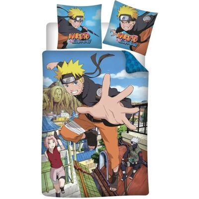 Zestaw pościeli Naruto Shippuden - 140x200cm - Bawełna - Oficjalna licencja Zestaw pościeli Naruto Shippuden - 140x200cm - Bawełna - Oficjalna licencja