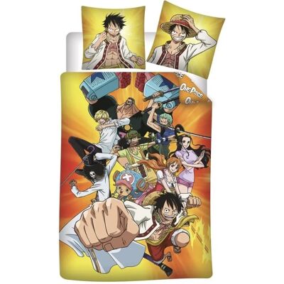 Ensemble de lit One Piece AyMax - 140x200cm, Coton, Décoratif - Publicité Ensemble de lit One Piece AyMax - 140x200cm, Coton, Décoratif - Publicité
