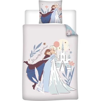 Disney Frozen Beddengoed Set - 140x200cm Katoen Wendbaar Prinsessen Thema Disney Frozen Beddengoed Set - 140x200cm Katoen Wendbaar Prinsessen Thema