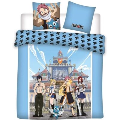 Zestaw Pościeli Fairy Tail Natsu - Wielokolorowy 240x220cm Zestaw Pościeli Fairy Tail Natsu - Wielokolorowy 240x220cm