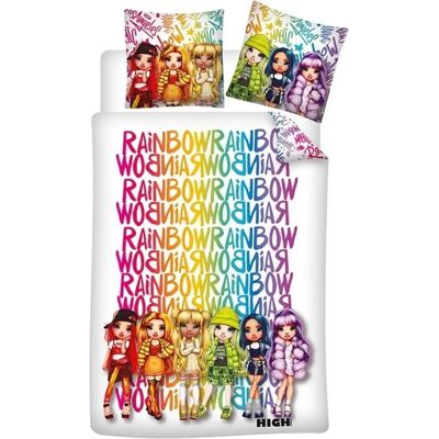 Rainbow High Polycotton Multicolor Dekenhoes 140x200cm Rainbow High Polycotton Multicolor Dekenhoes 140x200cm