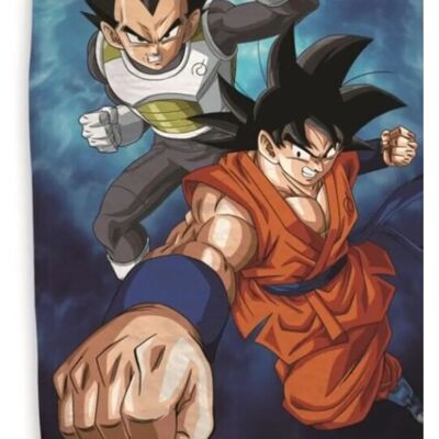 AyMax Goku & Vegeta - Serviette de plage en coton - 70x140cm - Dragon Ball Super - Publicité AyMax Goku & Vegeta - Serviette de plage en coton - 70x140cm - Dragon Ball Super - Publicité