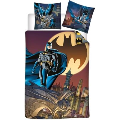 DC Batman Bettwäsche-Set - Schwarz - 140x200cm + 65x65cm DC Batman Bettwäsche-Set - Schwarz - 140x200cm + 65x65cm