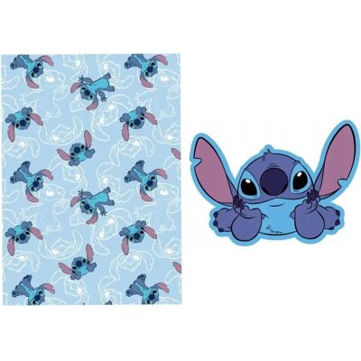AyMax Koc - Stitch Koralowy + Poduszka - Koc i Dekoracja AyMax Koc - Stitch Koralowy + Poduszka - Koc i Dekoracja