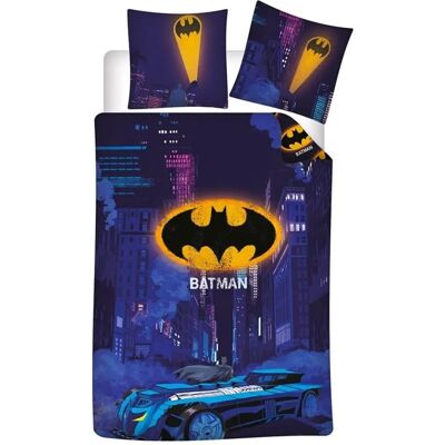 Batman Batmobile Dekbedovertrek - 140x200cm - Polycotton Veelkleurig Batman Batmobile Dekbedovertrek - 140x200cm - Polycotton Veelkleurig