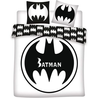 Batman Zwart-Wit Dekbedovertrek - 240x220 cm Batman Zwart-Wit Dekbedovertrek - 240x220 cm