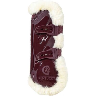 Kentucky Horsewear Gamaschen Bamboo Elastik Kunstfell Bordeaux - Protections pour Cheval - Publicité Kentucky Horsewear Gamaschen Bamboo Elastik Kunstfell Bordeaux - Protections pour Cheval - Publicité