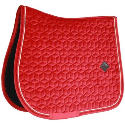 Modèle Velvet Rouge Kentucky Horsewear Tapis de Selle - Accessoire d'équitation - Publicité Modèle Velvet Rouge Kentucky Horsewear Tapis de Selle - Accessoire d'équitation - Publicité