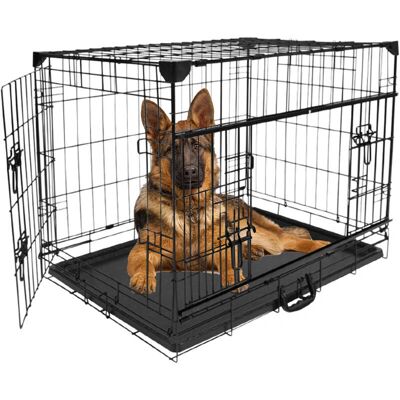 Jaula para Perros MaxxPet 107x70x78 cm con Puerta Corrediza Jaula para Perros MaxxPet 107x70x78 cm con Puerta Corrediza