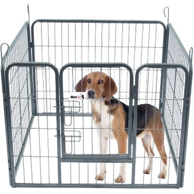 MaxxPet - Puppy Run - 81x79 cm - Acero - Corral para perros MaxxPet - Puppy Run - 81x79 cm - Acero - Corral para perros