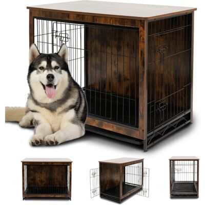 MaxxPet - Wooden Dog Crate - Marrón - Dog crate MaxxPet - Wooden Dog Crate - Marrón - Dog crate