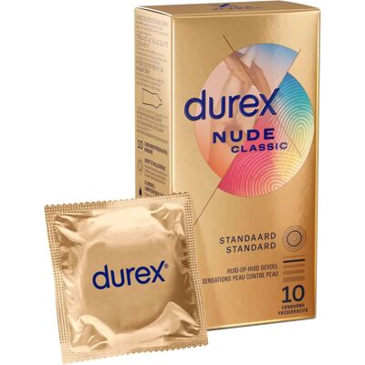 Durex Nude Läpinäkyvä Ylileveä Kondomi - Kondomi Durex Nude Läpinäkyvä Ylileveä Kondomi - Kondomi