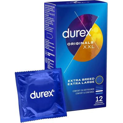 Durex XXL Condooms - Grote Pasvorm - Vaginale Gebruik Durex XXL Condooms - Grote Pasvorm - Vaginale Gebruik