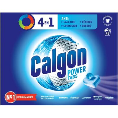 Tablettes de lavage Calgon 48 pcs - Anti-calcaire 2 en 1 Tablettes de lavage Calgon 48 pcs - Anti-calcaire 2 en 1