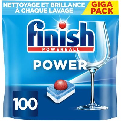 Finish Powerball 100 Tablettes Lave-Vaisselle - Lave-Vaisselle Finish Powerball 100 Tablettes Lave-Vaisselle - Lave-Vaisselle