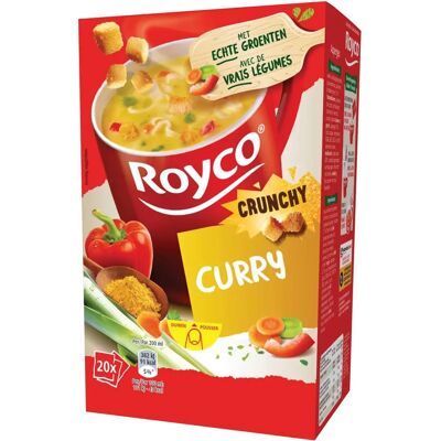 Royco Modèle - Soupe au Curry avec Croûtons - 20 Sachets - Publicité Royco Modèle - Soupe au Curry avec Croûtons - 20 Sachets - Publicité