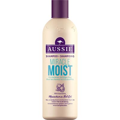 Shampoo Hydratant à l'huile de noix de macadamia Aussie - Soin capillaire - Publicité Shampoo Hydratant à l'huile de noix de macadamia Aussie - Soin capillaire - Publicité