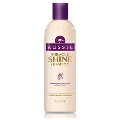 Shampooing Aussie Miracle Shine 300ml - Publicité Shampooing Aussie Miracle Shine 300ml - Publicité