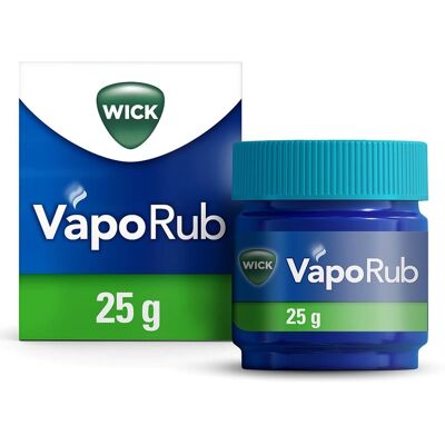 WICK Pharma - Zweigniederlassung der Procter & Gamble GmbH Wick VapoRub Erkältungssalbe 25 g WICK Pharma - Zweigniederlassung der Procter & Gamble GmbH Wick VapoRub Erkältungssalbe 25 g