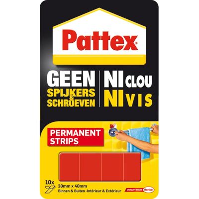 Pattex Montageband - Dubbelzijdige tape - Gemakkelijk te gebruiken - Verwijderbaar Pattex Montageband - Dubbelzijdige tape - Gemakkelijk te gebruiken - Verwijderbaar