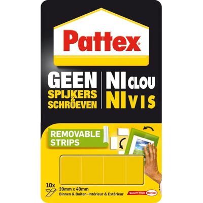 Pattex Model 701629 Montageband - Verwijderbaar, Waterdicht Pattex Model 701629 Montageband - Verwijderbaar, Waterdicht