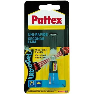 Pattex Ultra Gel Lijm - Flexibel, Waterbestendig, Sterk Pattex Ultra Gel Lijm - Flexibel, Waterbestendig, Sterk