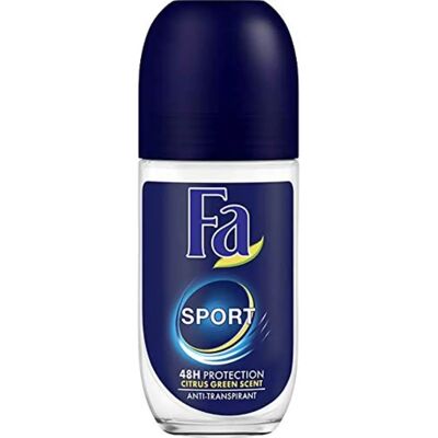 Déodorant Roll-On Sport Energisant Frais Fa 50ml - Publicité Déodorant Roll-On Sport Energisant Frais Fa 50ml - Publicité