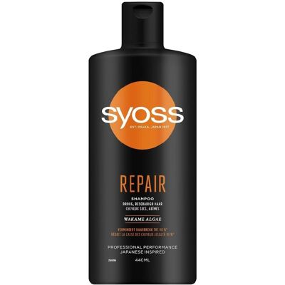 Shampoing thérapie réparation Syoss - Réparation des cheveux - Publicité Shampoing thérapie réparation Syoss - Réparation des cheveux - Publicité