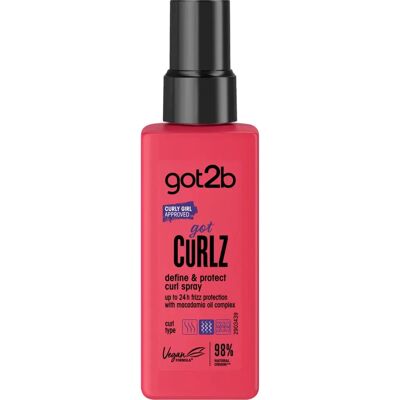 Schwarzkopf Gotcurlz Define & Protect Lockenspray - Haarspray Schwarzkopf Gotcurlz Define & Protect Lockenspray - Haarspray