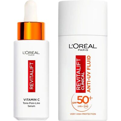 L’Oréal Paris Revitalift Clinical Duo SPF50+ - Skin Care Set L’Oréal Paris Revitalift Clinical Duo SPF50+ - Skin Care Set