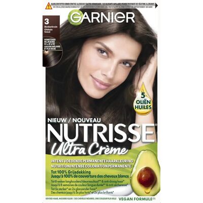 Garnier Nutrisse Crème 30 Chocolat - coloration capillaire Garnier Nutrisse Crème 30 Chocolat - coloration capillaire