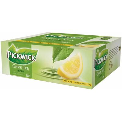Pickwick Groene Thee Citroen 100 Theezakjes - Groene Thee Pickwick Groene Thee Citroen 100 Theezakjes - Groene Thee