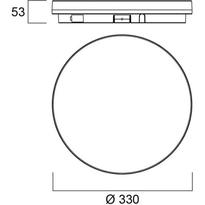 Sylvania Start Surface Slim IP54 Stropní Světlo - Stropní Světlo Sylvania Start Surface Slim IP54 Stropní Světlo - Stropní Světlo