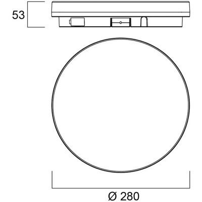 Sylvania 0043514 Bílá povrchová LED stropní svítidlo - Interiér Sylvania 0043514 Bílá povrchová LED stropní svítidlo - Interiér