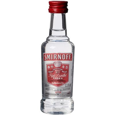 Vodka Smirnoff Red Label - Pack de 12 Miniatures - Publicité Vodka Smirnoff Red Label - Pack de 12 Miniatures - Publicité