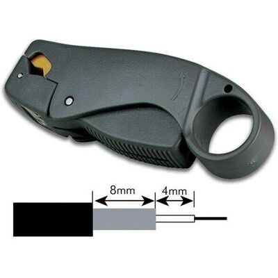 Toolland Koax-Abisolierer - RG58/59/62 - Präzise und Kompakt Toolland Koax-Abisolierer - RG58/59/62 - Präzise und Kompakt