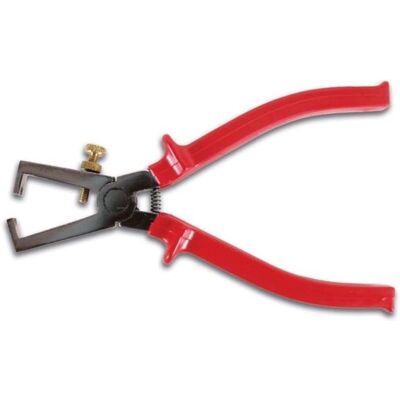 Toolland Verstellbare Abisolierzange - Präzise, Rot, 8x2x24cm Toolland Verstellbare Abisolierzange - Präzise, Rot, 8x2x24cm