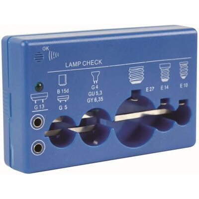 Velleman Lampenprüfer - G13, B15d/g5, G4/gu5.3/gy6.35, E27, E14, E10 Lampentester Velleman Lampenprüfer - G13, B15d/g5, G4/gu5.3/gy6.35, E27, E14, E10 Lampentester