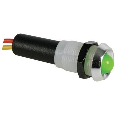 Velleman Ampoule LED 12V Verte - Boîtier Chrome - Publicité Velleman Ampoule LED 12V Verte - Boîtier Chrome - Publicité