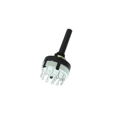 Velleman 8404-3C Interrupteur Rotatif Électrique - Noir & Blanc - 3 Circuits 4 Positions - Publicité Velleman 8404-3C Interrupteur Rotatif Électrique - Noir & Blanc - 3 Circuits 4 Positions - Publicité