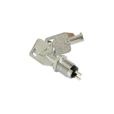 Velleman KS11 Interruptor de chave de aço - 2P Velleman KS11 Interruptor de chave de aço - 2P