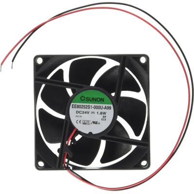 Velleman Sunon Ventilateur - 24 Vdc Manchon - 80 x 80 x 25 mm - Ventilateur Velleman Sunon Ventilateur - 24 Vdc Manchon - 80 x 80 x 25 mm - Ventilateur