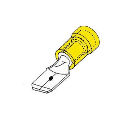 Connettore filo Velleman FYM - Giallo - 6,4 mm - Componente elettrico Connettore filo Velleman FYM - Giallo - 6,4 mm - Componente elettrico