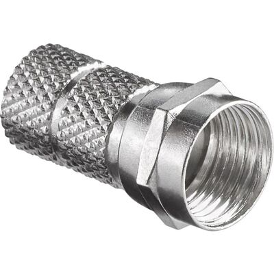 Connecteur mâle Velleman F, torsion sur RG58/U - Connecteur électronique Connecteur mâle Velleman F, torsion sur RG58/U - Connecteur électronique